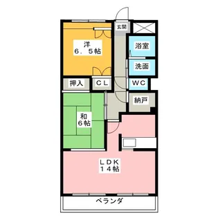 COMFORT御影町【2階】の間取り