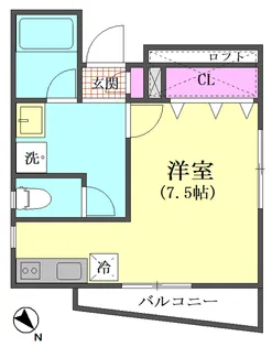 アビタシオンエムズIII【3階】の間取り