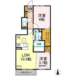 Ruines MaisonIII【1階】の間取り