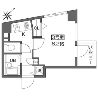 ベルファース早稲田【4階】の間取り