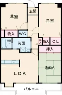 アミル21スイートピー館【8階】の間取り