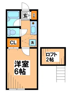 つつじヶ丘ビレッジ【1階】の間取り