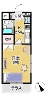 パークビュー弐番館【1階】の間取り