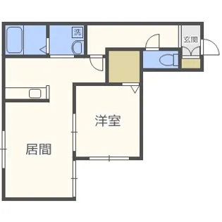 クラリス美園【2階】の間取り