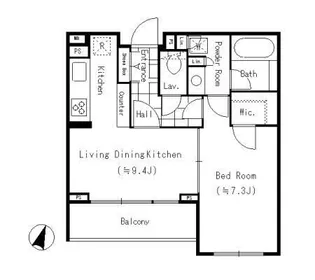 エル・セレーノ南麻布【3階】の間取り