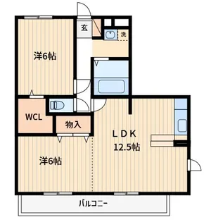 グランシャリオ II【3階】の間取り