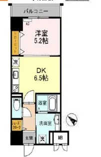 フォレ・リビエール磯辺通【4階】の間取り
