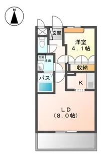 Pension richesse(パンション リシェス)【1階】の間取り
