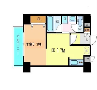 しゃとれ小松島【3階】の間取り