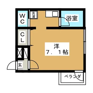 ルネス・橋本A【3階】の間取り