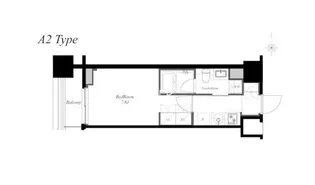 MINAMIAZABU NORTH【6階】の間取り