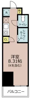 N.S.ZEAL東別院中駒ビル【8階】の間取り