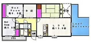 クリオ南生田弐番館【5階】の間取り