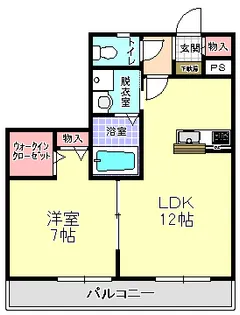 ヴィル・クレール宮前平【1階】の間取り
