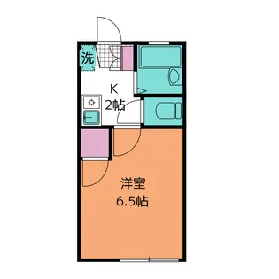 ルビエス和田【1階】の間取り