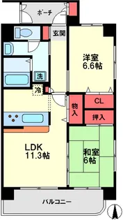 プルビア湘南【5階】の間取り