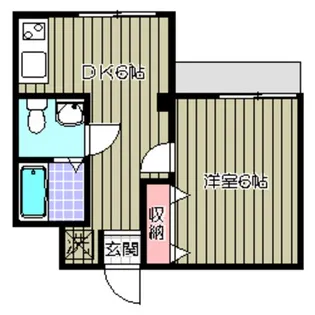 パスコマンション東松原【3階】の間取り