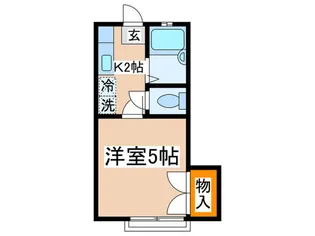 光コーポ【2階】の間取り