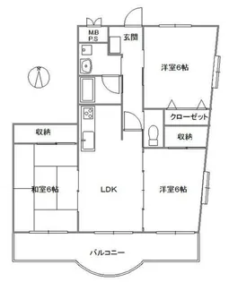 ハレクラニII【4階】の間取り