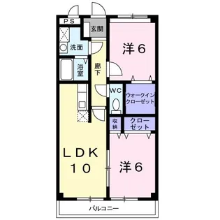 ボヌールI【3階】の間取り