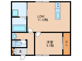 Balalaika【1階】の間取り