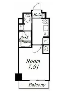 プレール・ドゥーク浜松町【9階】の間取り