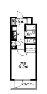 ベルファース練馬【3階】の間取り