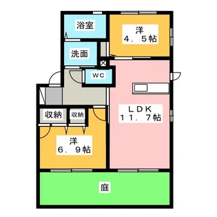キングダム I【1階】の間取り