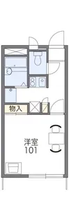 レオパレスアムール【1階】の間取り
