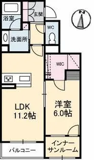 シャーメゾン ラ メール【3階】の間取り