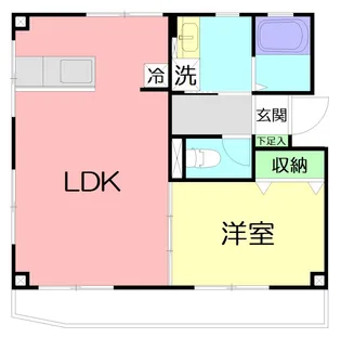 MITSUKEDAI PLACE【1階】の間取り