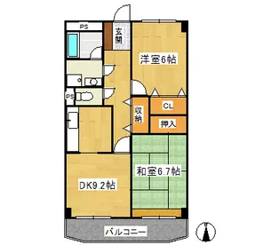 フォレストヴィレッジ【3階】の間取り