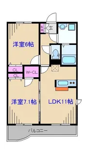 アルカサル日吉【4階】の間取り