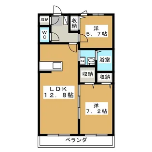 アレグリア【1階】の間取り