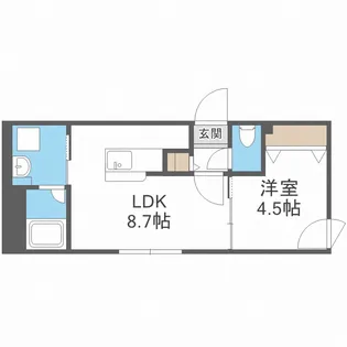 グランドサクセス北6条【3階】の間取り