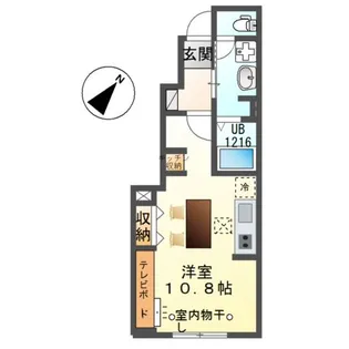 ワイズスクエア01(Y’s square01)【1階】の間取り