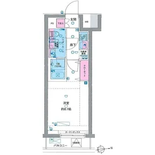 GENOVIA東向島skygarden【3階】の間取り