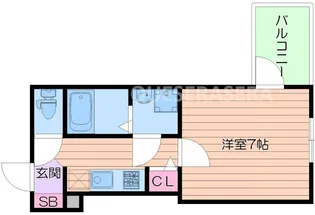 ミュプレ北浜EAST【6階】の間取り