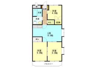 マンション大山【3階】の間取り