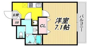 ヴェルステック塚口本町【1階】の間取り