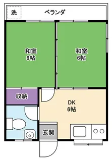 高里アパート【3階】の間取り