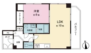 豊玉上1・2・11ビル【2階】の間取り