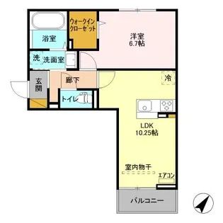 セレブレイト本城【3階】の間取り
