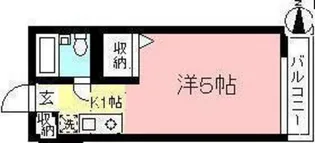 グリーンハイツ生田【2階】の間取り