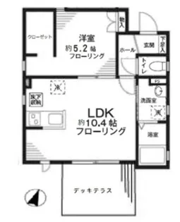 ティーダ富士見台【1階】の間取り