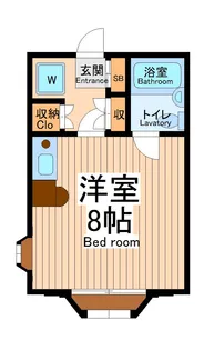 ハイツ宮川【1階】の間取り