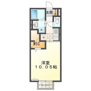 カッサミリーナ【1階】の間取り