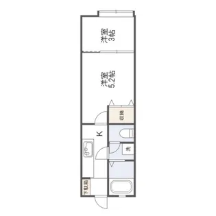 ツインハウスA【1階】の間取り