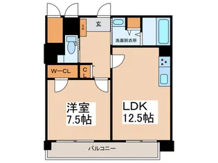 Venusta藤井寺【6階】の間取り