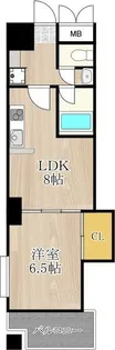CITY SPIRE上町台【4階】の間取り